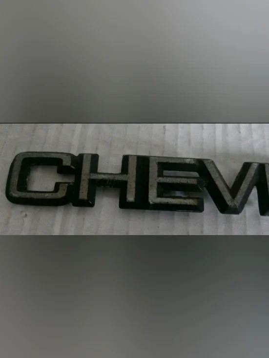 Black Raised Lettering Emblem - Picture 5 of 11